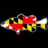 Shore Redneck Maryland Bass Decal