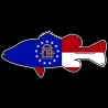 Shore Redneck Georgia Bass Decal