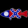 Shore Redneck Old Georgia Bass Decal