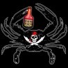 Shore Redneck Pirates Rum Crab Decal