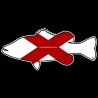 Shore Redneck Alabama Bass Decal