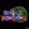 Shore Redneck Dixie Flag  Alligator Decal