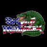 Shore Redneck USA Flag  Alligator Decal