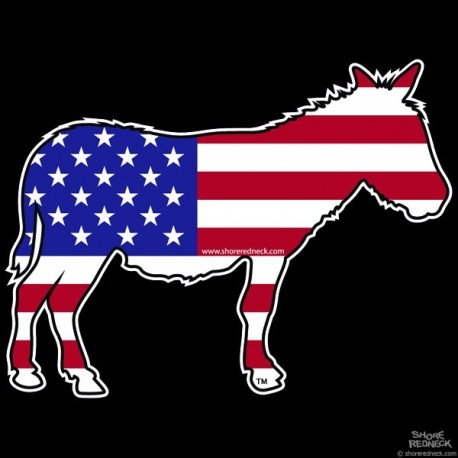 Shore Redneck USA Donkey Decal