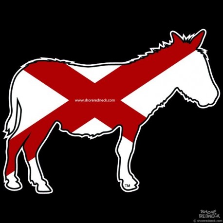 Shore Redneck AL Donkey Decal