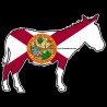 Shore Redneck Florida Donkey Decal