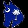 Shore Redneck SC Horse Head Decal