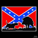 Shore Redneck Bayed Up Dixie Decal