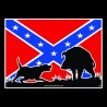 Shore Redneck Bayed Up Dixie Decal