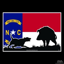 Shore Redneck Bayed Up NC Decal