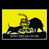 Shore Redneck Bayed Up Gadsden 2 Decal