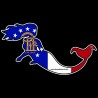 Shore Redneck Georgia Mermaid 2 Decal