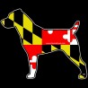 Shore Redneck MD Jack Russel Terrier Decal