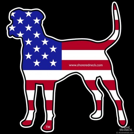 Shore Redneck USA Catahoula Decal