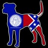 Shore Redneck Georgia Catahoula Decal