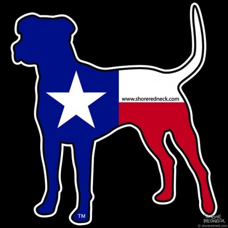 Shore Redneck Texas Catahoula Decal