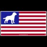 Shore Redneck USA Flag Lab Decal