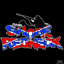 Shore Redneck Waterfowl Hunter Dixie Flag Decal