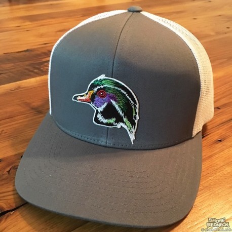 Shore Redneck Gray n White Wood Duck Hat