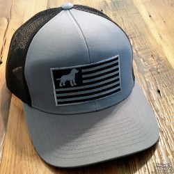 Shore Redneck Blackout Flag USA Gun Dog Hat