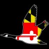 Shore Redneck MD Flyaway Goose Decal