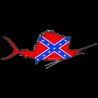 Shore Redneck Dixie Sailfish Decal