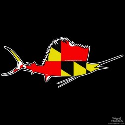 Shore Redneck MD Sailfish Decal