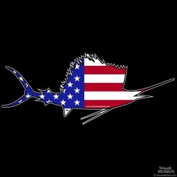 Shore Redneck USA Sailfish Decal