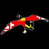 Shore Redneck Maryland Locked Up Goose Decal