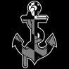 Shore Redneck MD Themed Blackout Anchor Decal