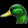 Shore Redneck Mallard Head Decal