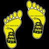 Shore Redneck Gadsden Footprints Decal