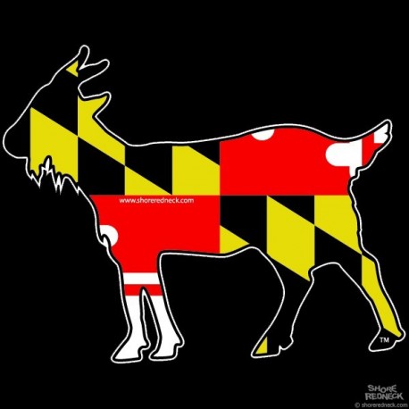 Shore Redneck  MD Goat  Decal