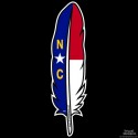 Shore Redneck NC Feather Decal