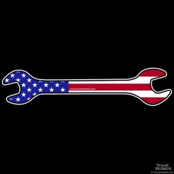 Shore Redneck USA Wrench Decal