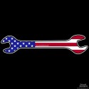 Shore Redneck USA Wrench Decal