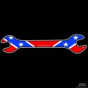 Shore Redneck Dixie Wrench Decal