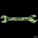 Shore Redneck Camo Wrench Decal