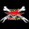 Shore Redneck Crab-Bones MD Decal