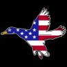 Shore Redneck USA Banded Duck Decal