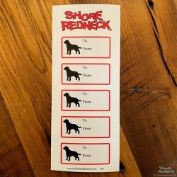 Shore Redneck Labrador Gift Tags