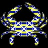 Shore Redneck MD Nautical Flag Crab