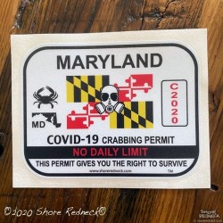 Shore Redneck Covid-19 Crabbing Permit