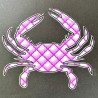 Shore Redneck Quilted Pink Crab