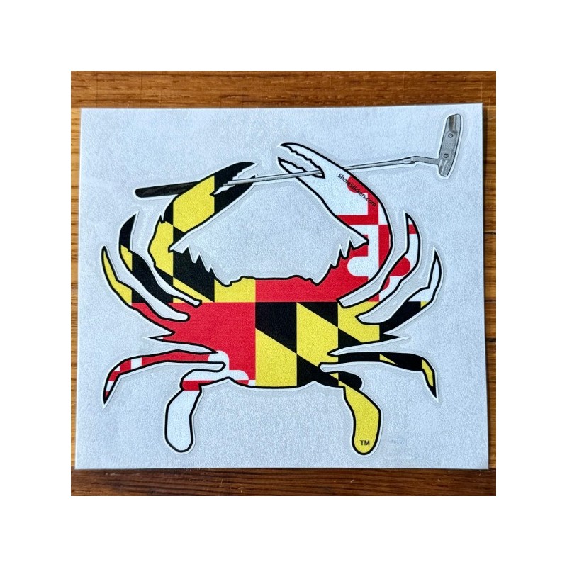 Maryland Flag Golf Crab