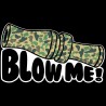 Shore Redneck Duck Camo Blow Me Decal