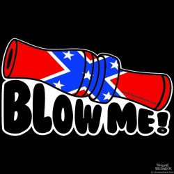 Shore Redneck Dixie Blow Me Decal