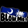 Shore Redneck SC Flag Blow Me Decal