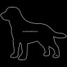 Shore Redneck Black Labrador Decal