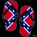 Shore Redneck Dixie Flops Decal